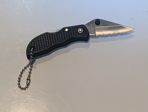 Ruko Taschenmesser Klappmesser Schlüsselanhänger Schlüsselring schwarz rostfrei - Bild 3 von 4