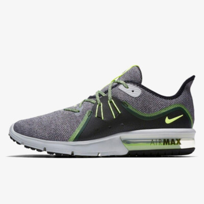 NIKE AIR MAX SEQUENT 3 グレイ 26センチ Nike Air Max Sequent 3 Black White-Dark Grey Men's - 921694