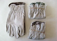 WHEN YOU DO NOT WANT TO USE YOUR GOOD GLOVES, USE 2 LARGE & 1 MEDIUM LEATHER