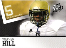 2012 PRESS PASS FOOTBALL STEPHEN HILL RC ROOKIE $0.99 VALUE BOX