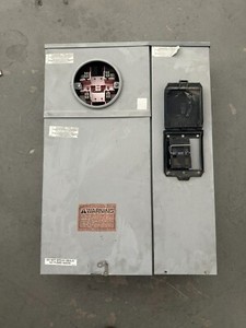 Milbank 0221893 200A 4 Jaw Ring Type Meter Socket - Gray U224MTB-P