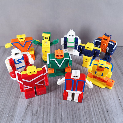 Alphabots Transforming Letters Lot of 10 Alpha Bot Toys