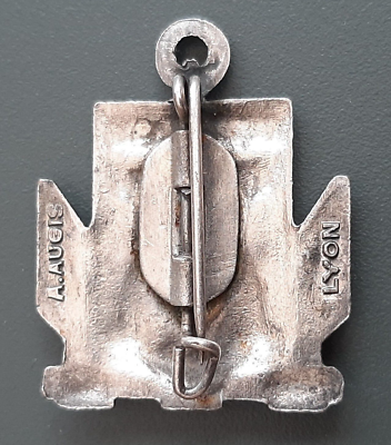 Insigne Paquebot Foch 1951 – Compagnie Fabre Fraissinet – Badge Marine ORIGINAL