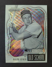 2021 Panini Prizm Old School White Wave Prizm Ralph Kiner #OS-10 Pirates HOF