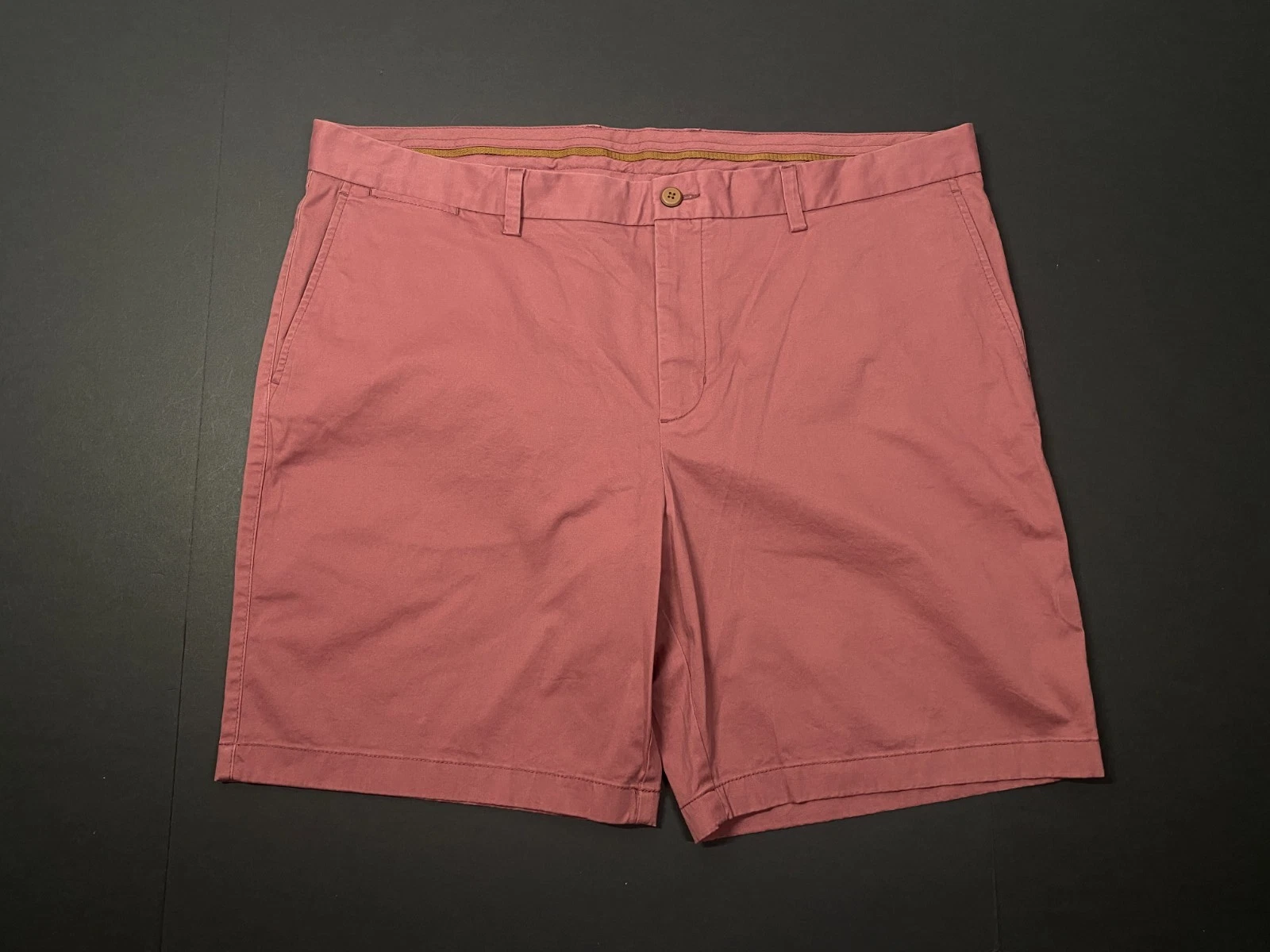 Tommy Bahama Cotton Chino Shorts - Earthtone Red - 42 - MSRP $98