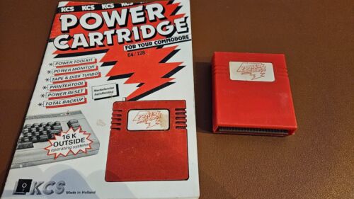 Power Cartridge KCS C64 Commodore 64 128 with manual