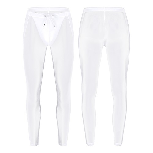 Pantalones de compresión transparentes para hombre gimnasio ballet danza deportes medias pantalones para correr - Imagen 14 de 74