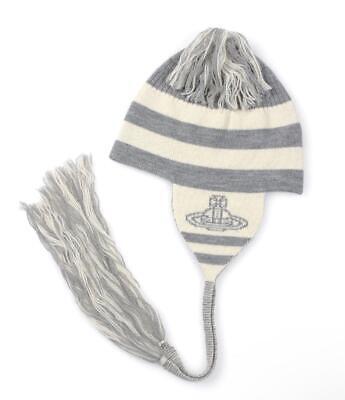 Vivienne Westwood ORB Watch Knit Hat with Flap for Thin Wear Vivienne Westwood ORB Watch Knit Hat with Flap for Thin Wear