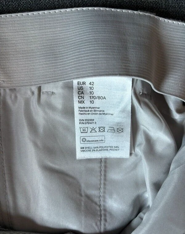 Bnwt H&M trousers in size 42 or UK 14 - Image 3 of 3