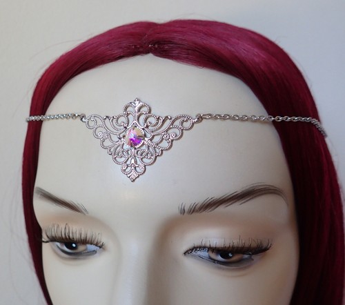 Celtic Renaissance Medieval Circlet Crown Headpiece Headdress Gothic Elven Elf - Picture 6 of 53