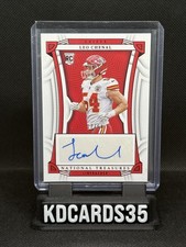 2022 National Treasures Leo Chenal #137 RC Autograph /54 Chiefs Rookie Auto