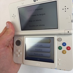 NICE! New Nintendo 3DS Mario White Black Friday Console In Box US Model