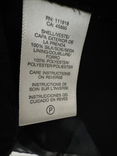 Vintage Michael Kors 100% Black Silk Top Shirt Lined Size Small Off Shoulder - Picture 5 of 9