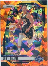2024 Panini Prizm WNBA KRISTI TOLIVER #12 ORANGE ICE PRIZM