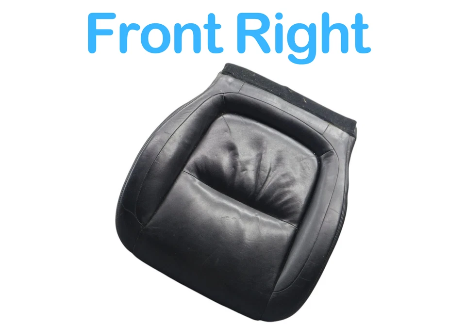 02-05 Funda Cojín Asiento Inferior Lado del Pasajero Delantero Derecho Lexus SC430 Negra Fabricante Original Foto 3 de 4