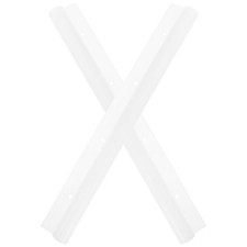 Reusable Plastic Flag Tubes for Golfing Use White 2Pcs