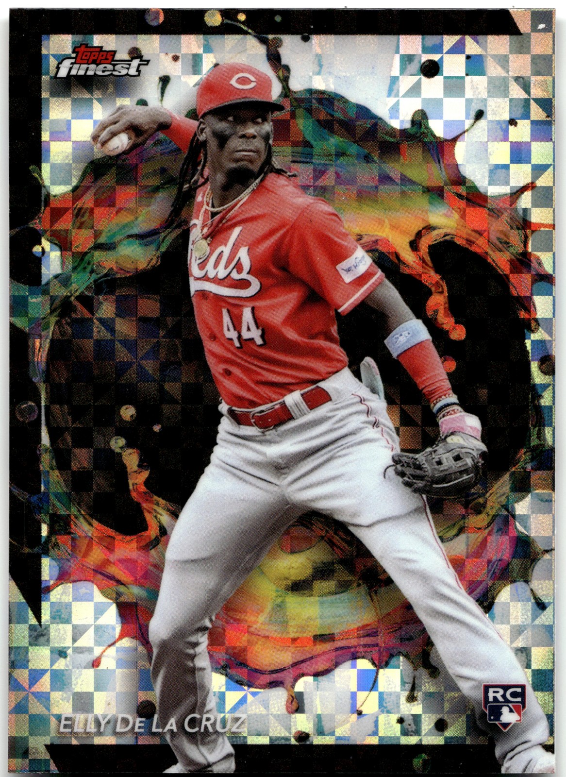 2024 Finest #238 Elly De La Cruz Checkerboard Refractor Rare RC