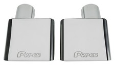 Pypes Performance Exhaust Evt153 2.5 Exhaust Tips For 1970-1973 Chevy Corvette