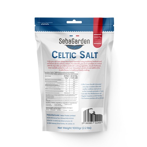 Celtic Sea Salt Grey, 1kg, Award-winner Salt, Certificated Organic Reseallable - Picture 6 of 7