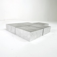 1" thick Aluminum 6061 PLATE 3.125" x 3.25" Long QTY 5 sku 340162
