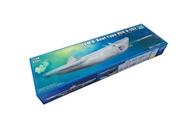 Trumpeter® DKM U-Boat Type VIIC U-552 Plastic Model Kit, 1/48