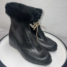 Lacrosse Made In USA Waterproof Women s Faux Fur Winter Boots Size 7M