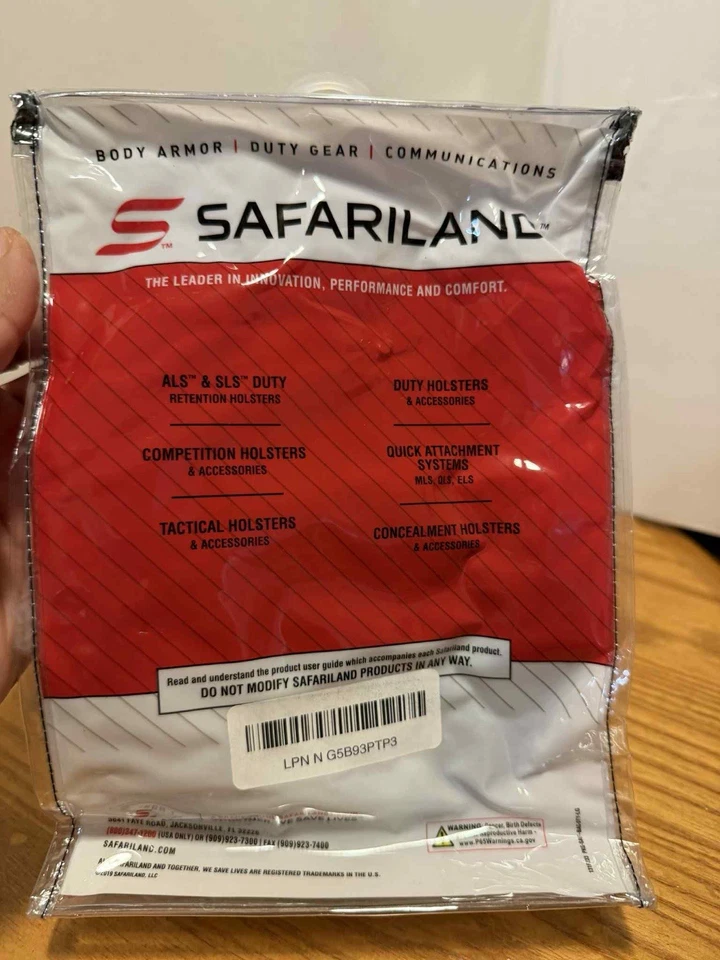 Safariland 7378 7TS ALS Slim Flexible Paddle & Belt Loop - Image 3 of 4