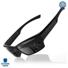 Polarized Sports Sunglasses Wrap Around TR90 Frame UV Protection for Hiking