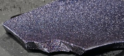 Blue Purple Goldstone slab Rough Unpolished Cabbing Lapidary R24