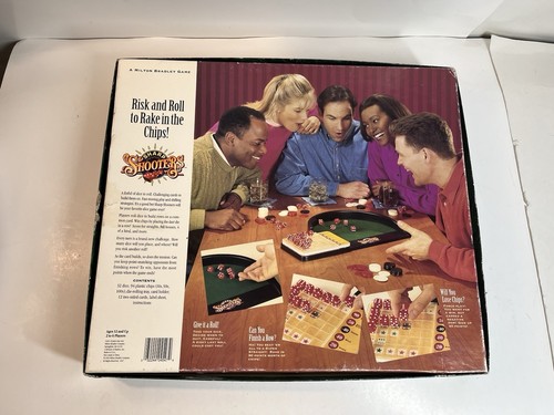Juego de dados Sharp Shooters Risk & Roll 1994 Milton Bradley faltan 2 dados - Imagen 3 de 22