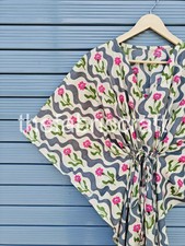 New Indian Cotton Kaftan, Bridal Kaftan, Bridesmaid Gift, Cotton Dressing Gown