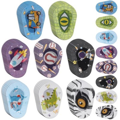 40 PCS Cute Adhesive Eye Patches Latex Free Adhesive Eye Patches Pad 8 Styles...