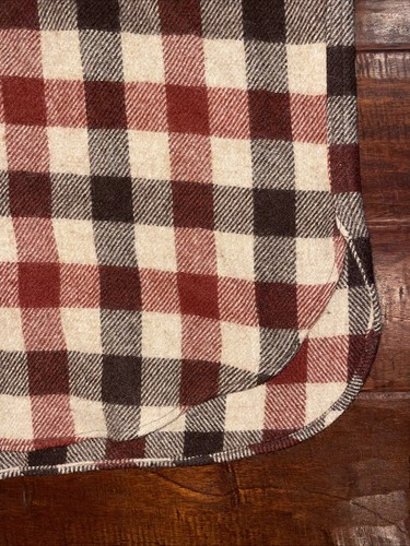 Vintage 60er Jahre Woolrich dickes Wollflanell Langarm Hemd mit Knopfleiste Gr. XL - Bild 4 von 8