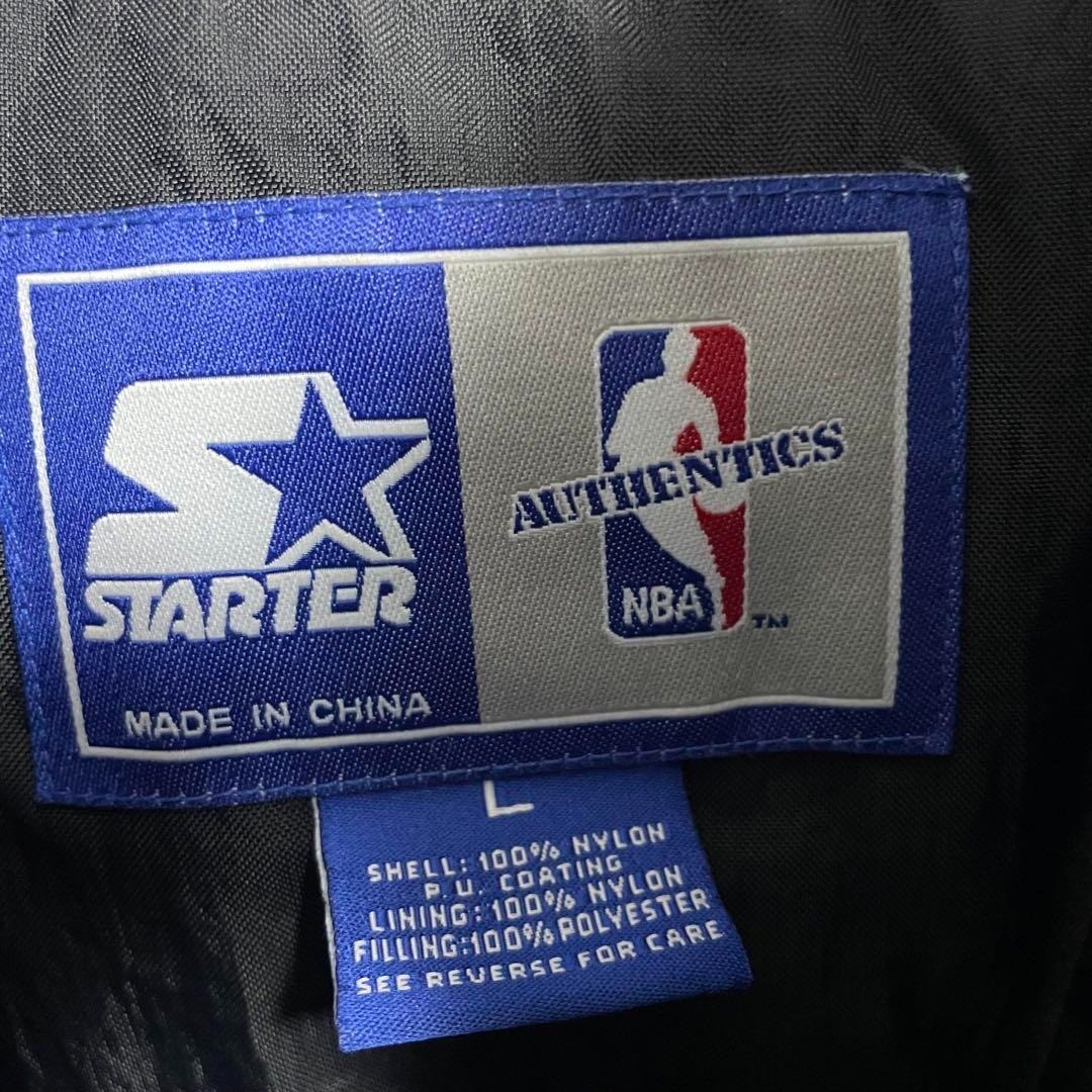 Starter USAバスケットボールジャケット L Starter 90s NBA New York Knicks Padded Jacket Nylon Pullover