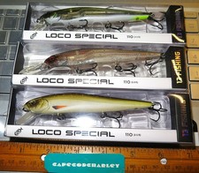 (LOT OF 3) Three 13 FISHING LOCO SPECIAL 110 9/16 OZ, 4 1/4 in Lures NEW