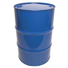 Closed Head Transport Drum, Steel, 55 Gal, Lined, Blue, Th55-3R-Mblu