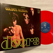 THE DOORS - Golden Album - RED Vinyl LP Record Bonus 7” Single (2023) Elektra