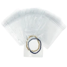 Stockroom Plus Clear Plastic Mini Resealable Bags For Jewelry, Earring