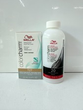 Wella Color Charm T27 Medium Beige Blonde Toner 1.4oz with Developer 20 Volume