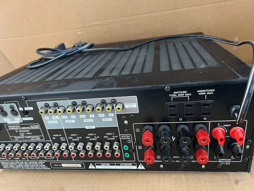 Amplificador envolvente AV integrado KENWOOD KA-V1000R 1988 funcionando usado - Imagen 10 de 13