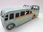 DINKY TOYS #29f vintage OBSERVATION COACH BUS grey + lime