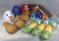 Sunny Days Squeezy Lot Of 17 Ice Cream Chicken Corn Ducks Diamond Squishy New