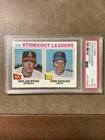 1977 Topps Strikeout Leaders Nolan Ryan Tom Seaver #6 PSA Graded EX-Mint 6