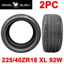 22540zr18 Xl 92w Royal Black Uhp Passenger Car Radial Tires Set Of 2