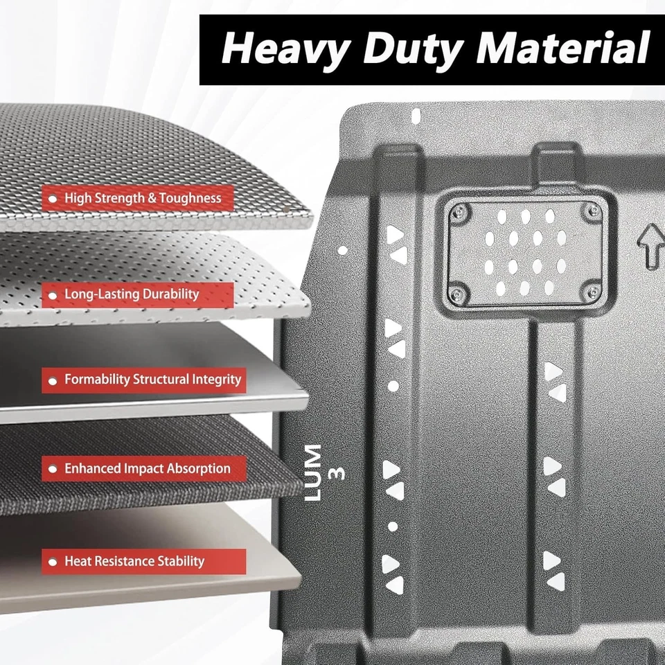 Placa de deslizamiento completa de acero de alta resistencia para Ford F150 2015-2022 | Resistente Foto 3 de 4