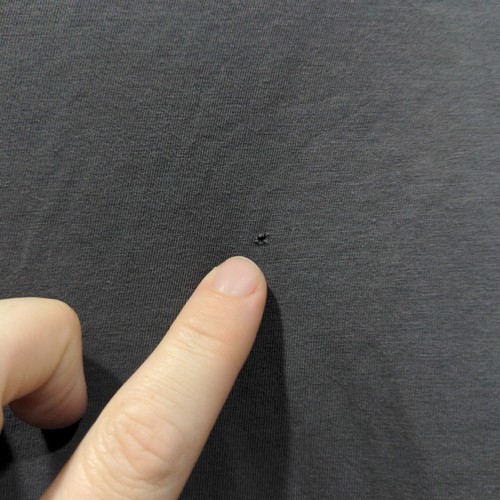 Lululemon Womens Batwing V-Neck Tee Size 6 Gray Athleisure Pilates Casual - Picture 7 of 10