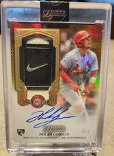 2023 Topps Dynasty Dynastic Data Nolan Gorman Nike Patch Auto 1/1 Cardinals 🔥 