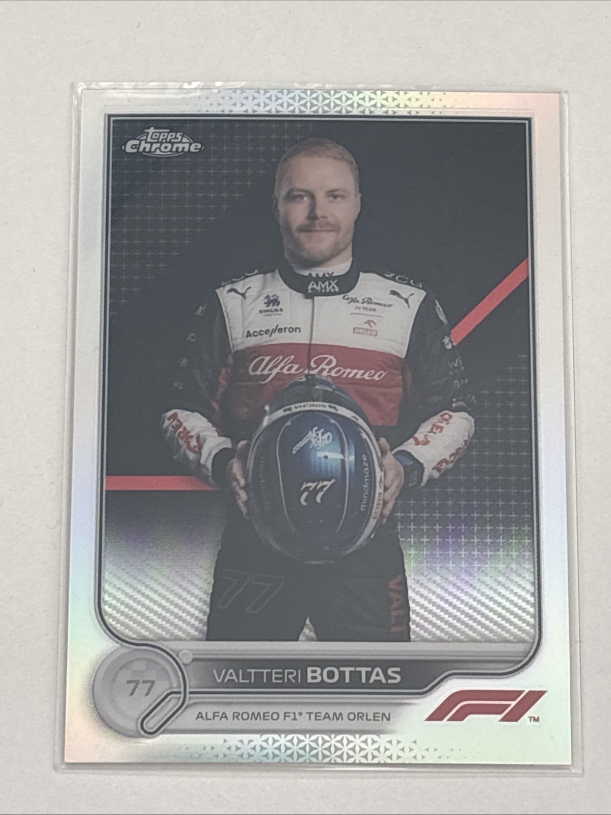 2022 Topps Chrome Formula 1 - F1 Racers Valtteri Bottas #57 Refractor
