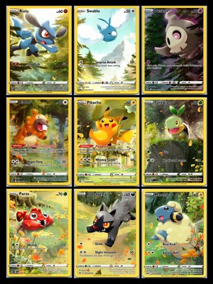 NM Crown Zenith Galarian Gallery Full Art Set ALL IN ONCE PLACE Pikachu GG30 TCG