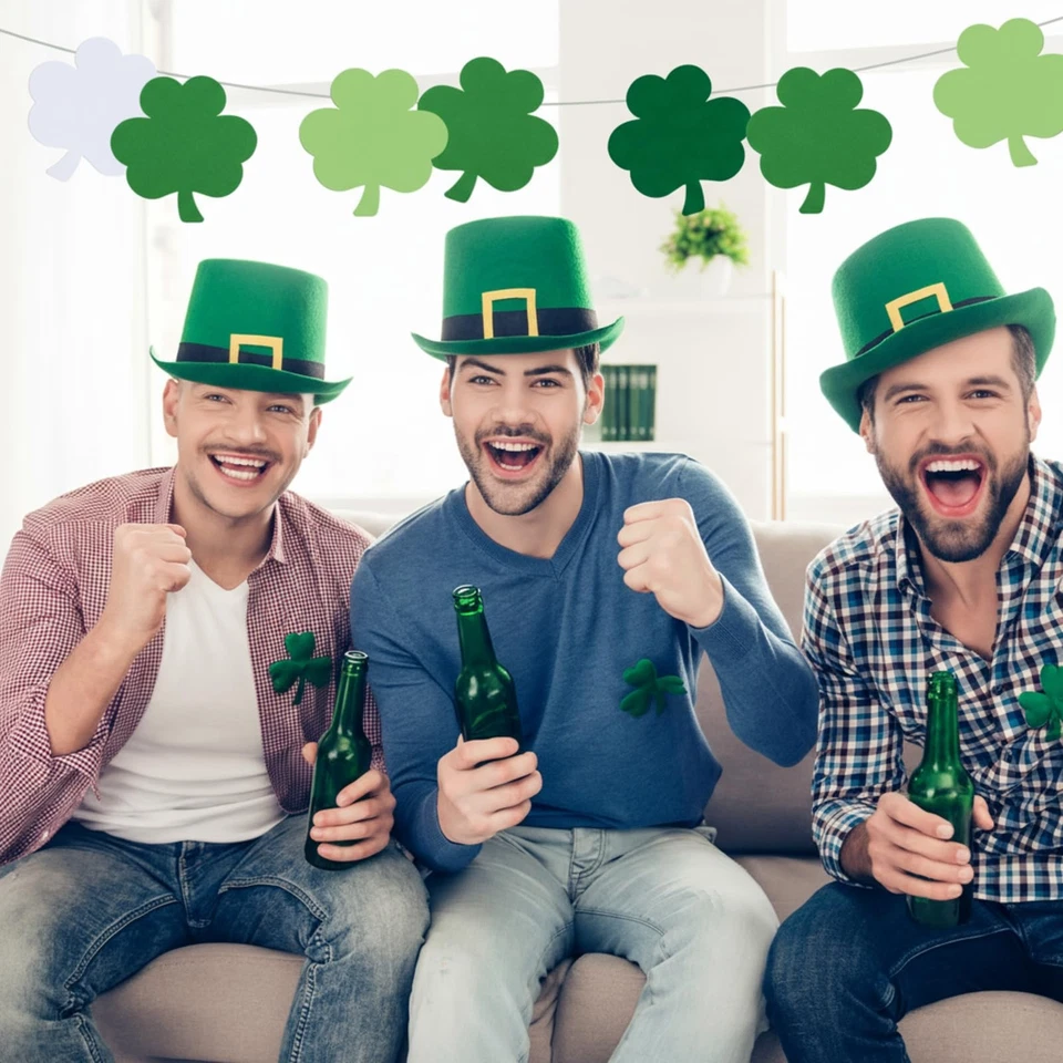 360 peças de papel recortes trevo dia de São Patrício 3,9 polegadas verde e branco Clo... - Imagem 4 de 4